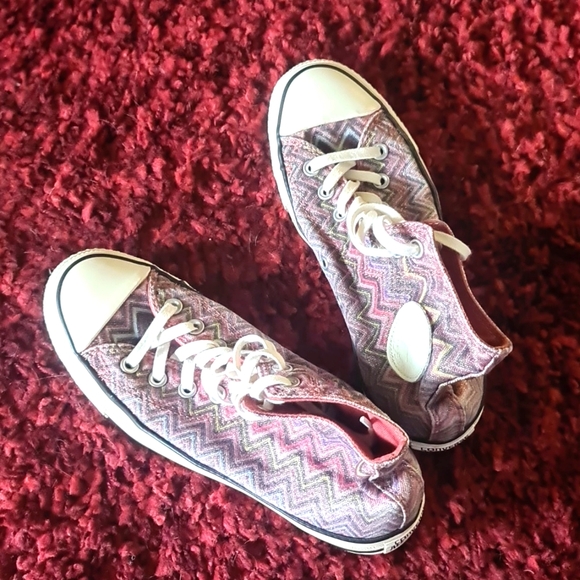 NWOT Ladies Converse x Missoni -All star Chuck Taylor US 8.5. - Picture 5 of 9
